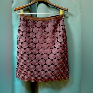 Navy Blue 2P Mod-Style Ann Taylor Skirt